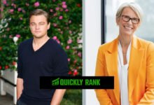 Leonardo DiCaprio and Emma Walmsley