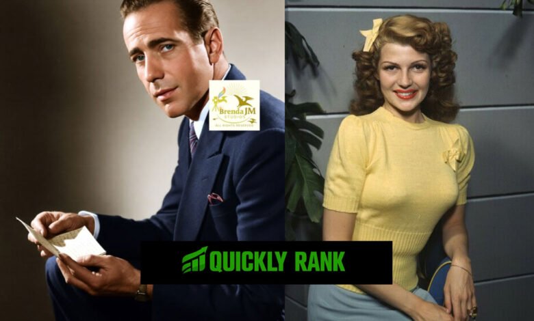 Humphrey Bogart and Rita Hayworth