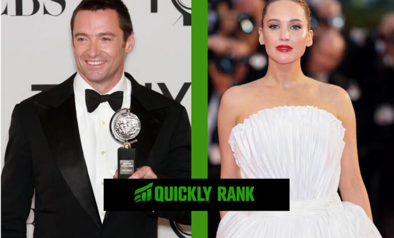 Hugh Jackman and Jennifer Lawrence
