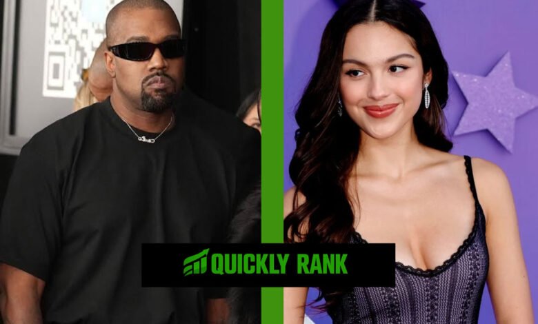 Kanye West and Olivia Rodrigo