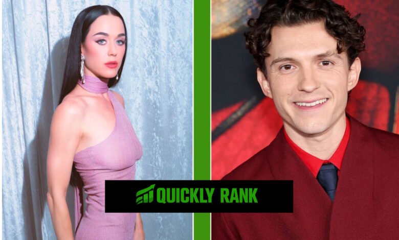 Katy Perry and Tom Holland