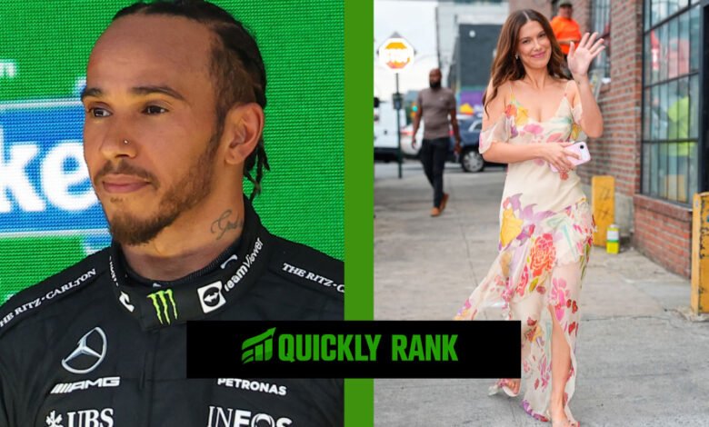 Lewis Hamilton and Millie Bobby Brown